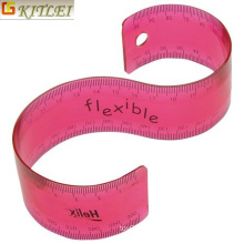 Measuring Tool Office Supply Flexible Plastic Rolling Rulers